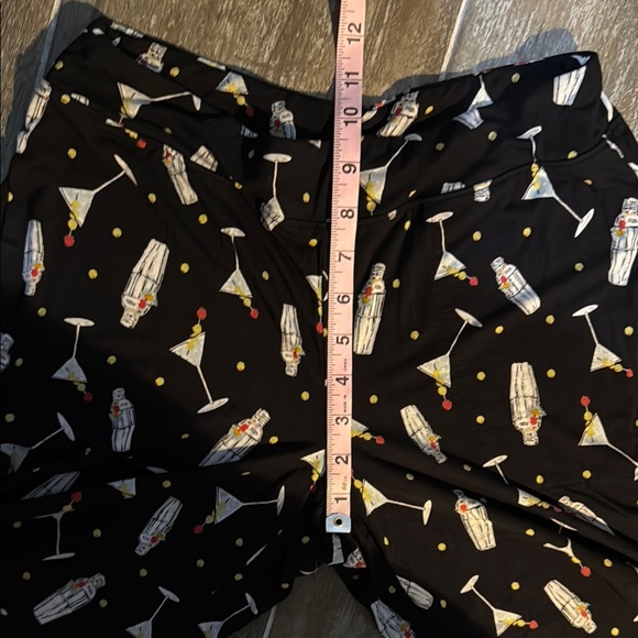 EUC Chico's + Soma Black Martini Drinks Print Pajama PJ Lounge Pants Size S - Picture 6 of 7